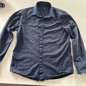 Howe Navy Textured Shirt